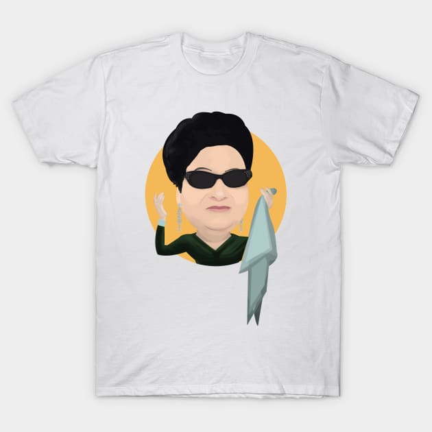 Um Kalthoum T-Shirt by spunkbadran